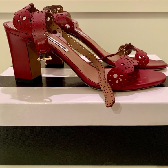 TABITHA SIMMONS Bobbin Leather Sandals - Picture 1 of 4